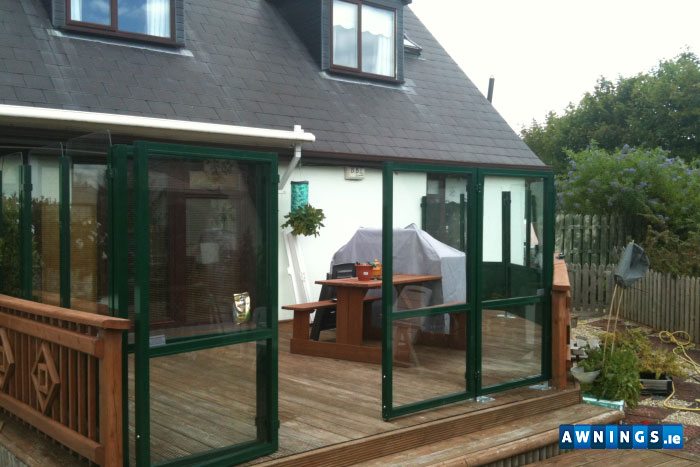 Awnings.ie Residential glass terrace