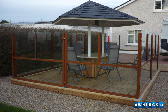 Awnings.ie Residential glass terrace